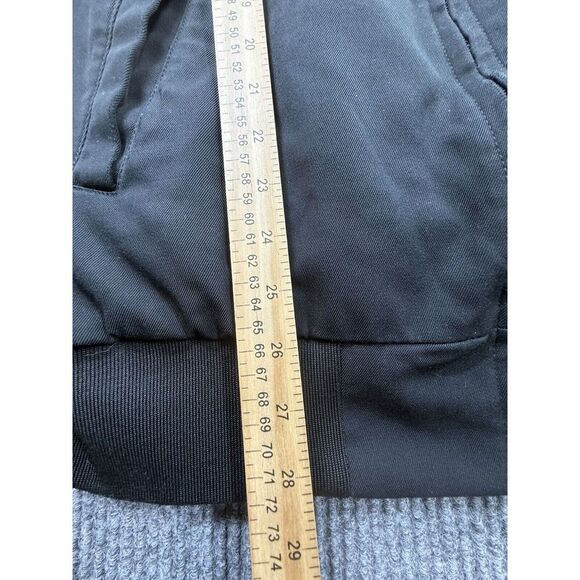 Neptune Garment‎ Military Bomber Jacket Mens Black 42 X-Long Coat Pocket Officer - Picture 5 of 14